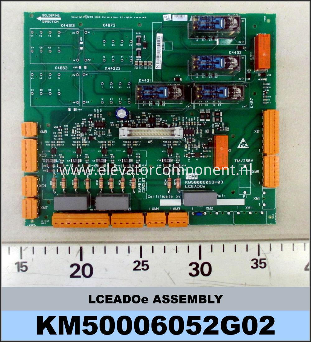 KM50006052G02 KONE PCB LCEADOe ASSEMBLY